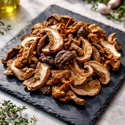 Dry mushrooms