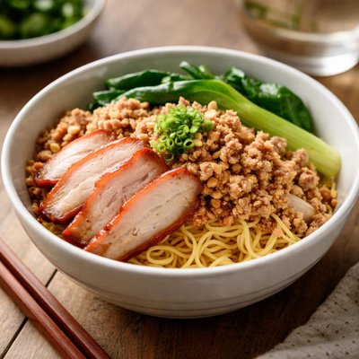 Dry pork noodle