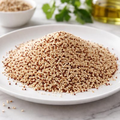 Dry quinoa