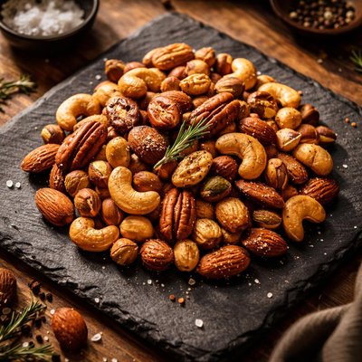 Dry roasted nuts