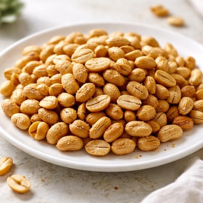 Dry roasted peanuts