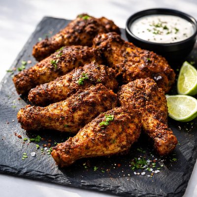 Dry rub chicken wing