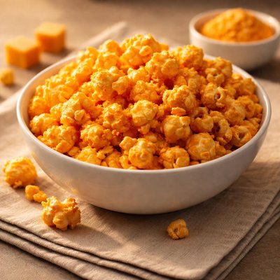 Dubai cheddar popcorn