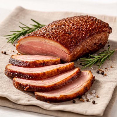 Duck breast smoked