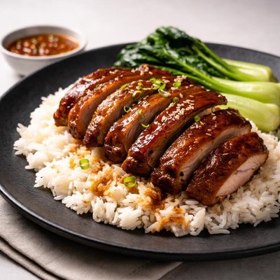 Duck over rice