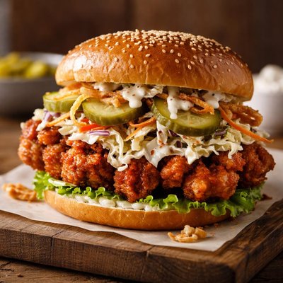 Duckworth twisted chicken sandwich