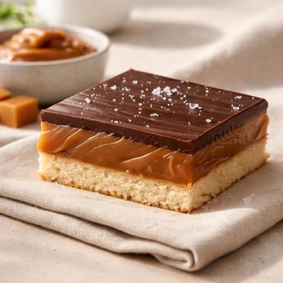 Dulce de leche slice
