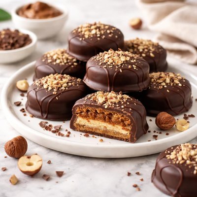 Dulce madalena chocolate