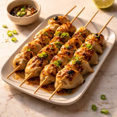 Dumpling skewer