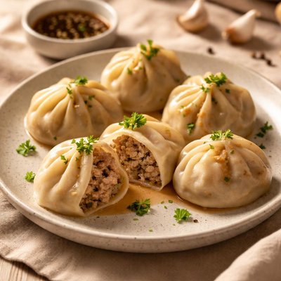 Dumpling with meat filling