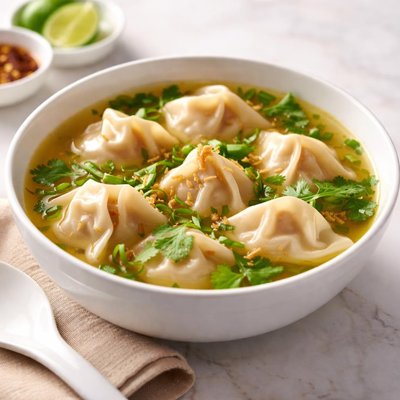 Dumplings in soup