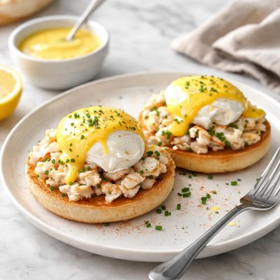 Dungeness crab egg benedict