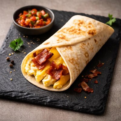 Dunkin bacon wake up wrap