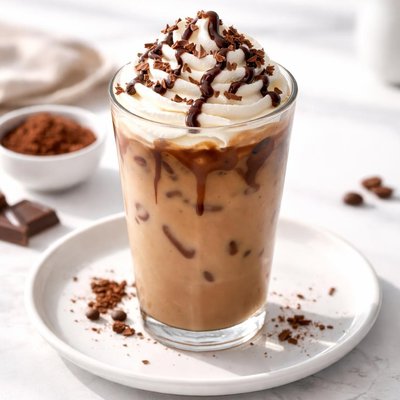 Dunkin cocoa mocha signature latte