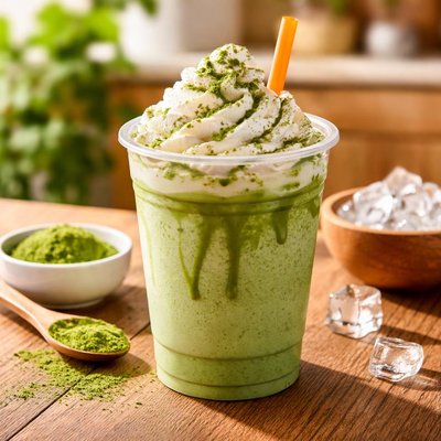 Dunkin donut matcha frappe