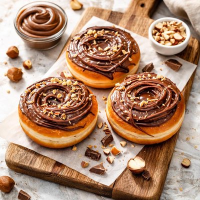 Dunkin donut nutella swirll