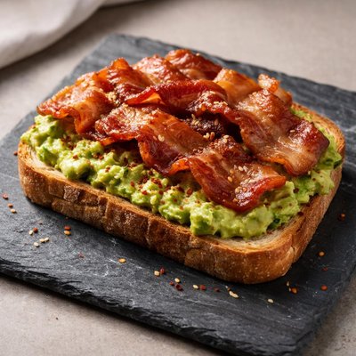 Dunkin donuts bacon avocado toast