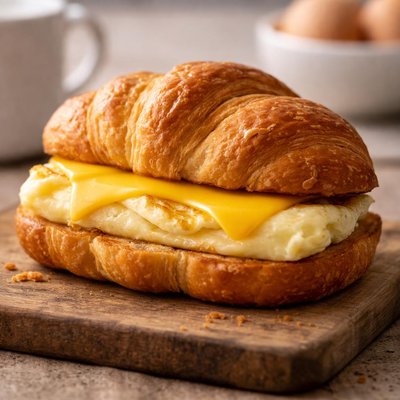 Dunkin donuts croissant egg cheese