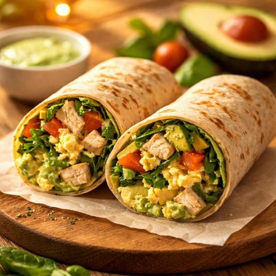 Dunkin donuts green goddess wrap