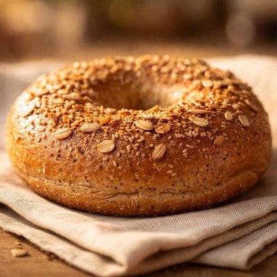 Dunkin donuts whole grain bagel