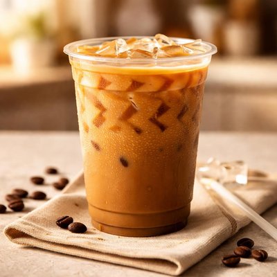 Dunkin medium iced coffeee