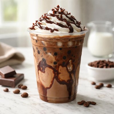 Dunkin mocha coffee
