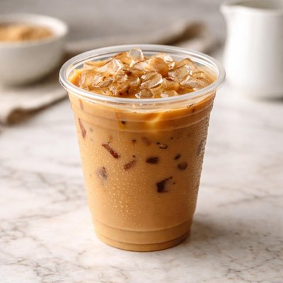 Dunkin small iced coffee