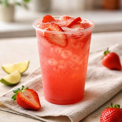 Dunkin small strawberry refresher