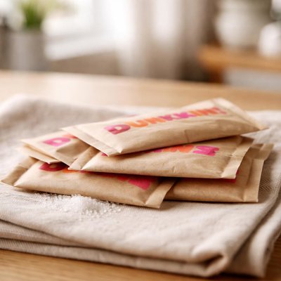Dunkin sugar packets