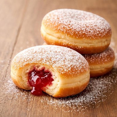 Dunking donuts jelly filled donut