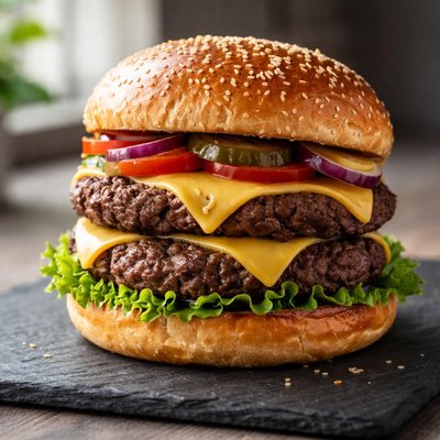 Duplo cheeseburguer