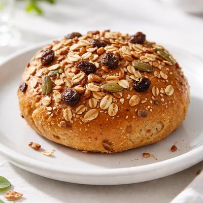 Dutch muesli bun