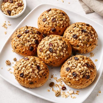 Dutch muesli buns