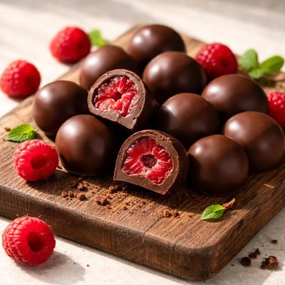 Dwrk chocolate covered raspberries