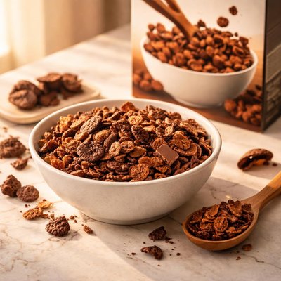 E c  crunchy choco flakers