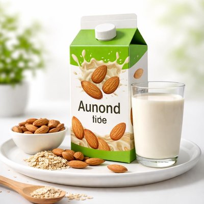 Earths own unsweetened almond milk