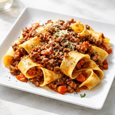 Pappardelle bolognaise facile