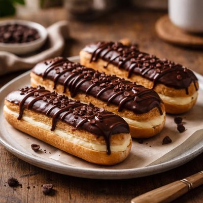 Eclair dessert