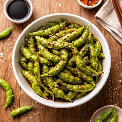 Edamame in sauce