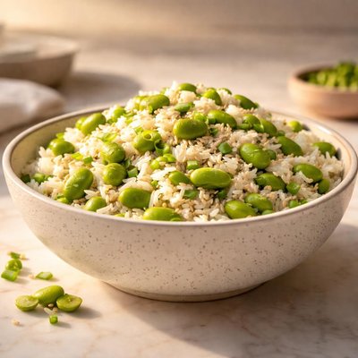 Edamame rice