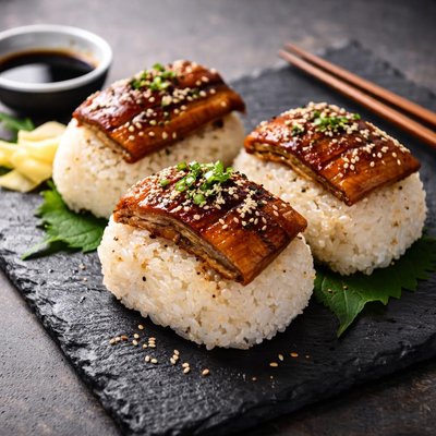 Eel rice ball