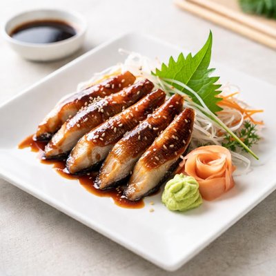 Eel sashimi