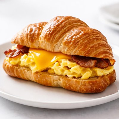 Egg and cheese crossiant