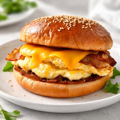 Egg and cheese sandwich