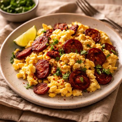 Huevo y chorizo