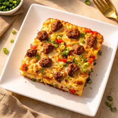 Egg and sausage casserole