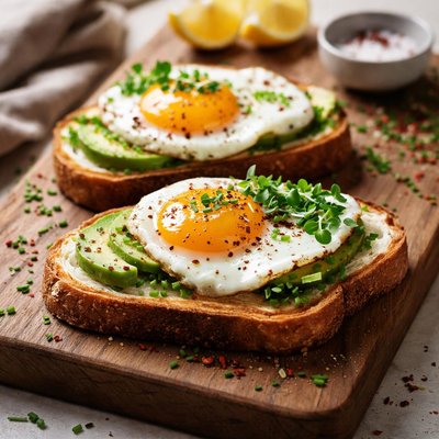 Egg and sourdough toast