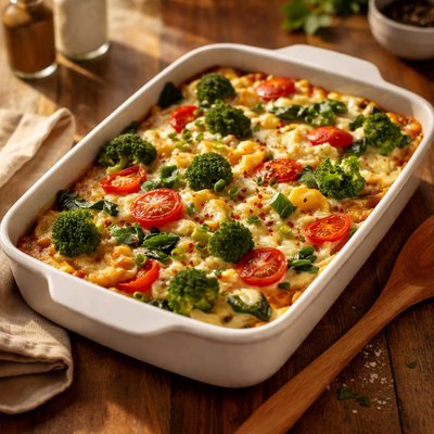 Egg and vegetable casserole