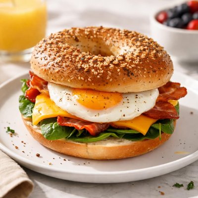 Egg bagel