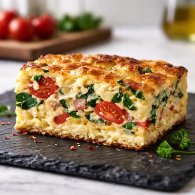 Egg bake slice